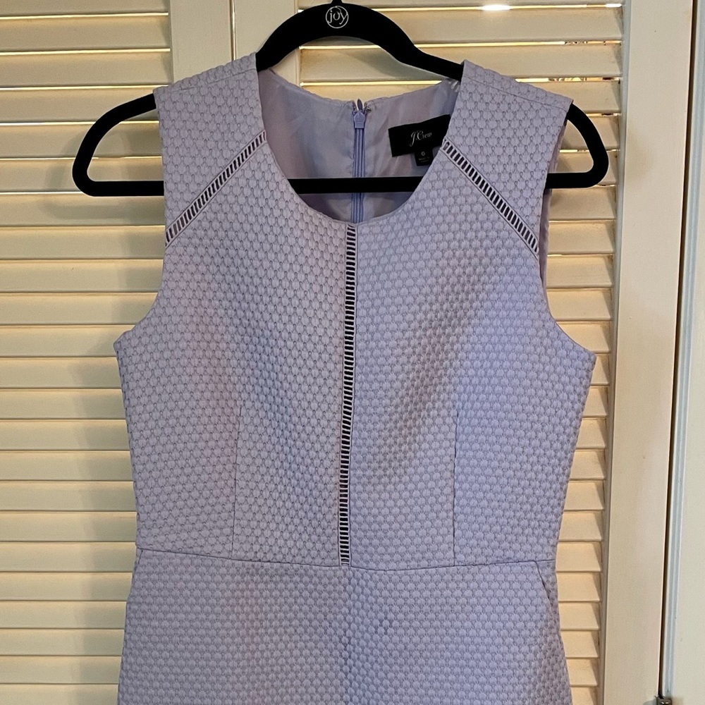 J. Crew Lilac Shift Dress.